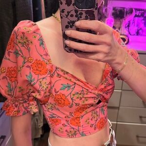 Floral Crop Top